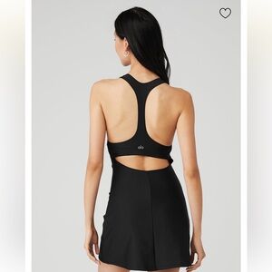 Alo Yoga Airlift Fly Dress Black Workout Dress Athletic Dress XXS 00-0